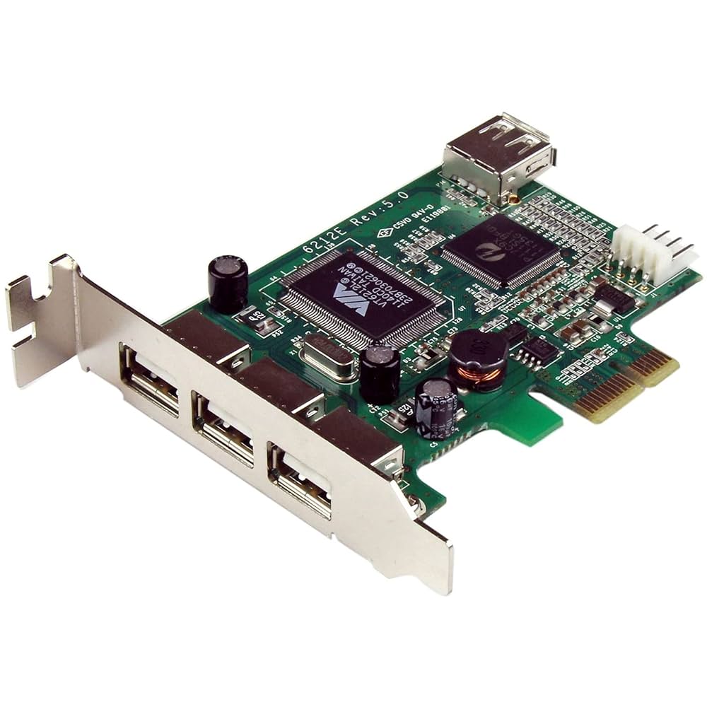 Amazon | StarTech.com High Speed USB 2.0 4ポート増設PCI
